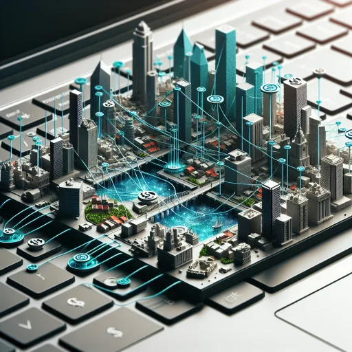 Illustration depicting different types of software used in business operations
