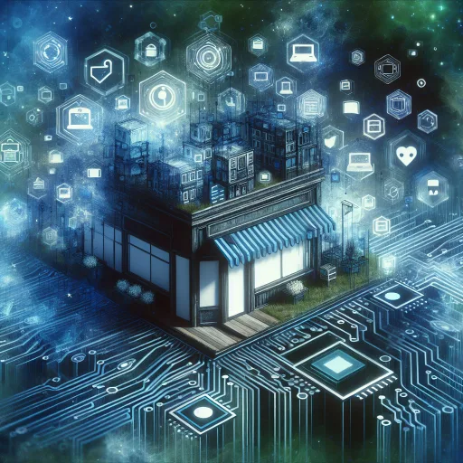 Small business owner using software on laptop